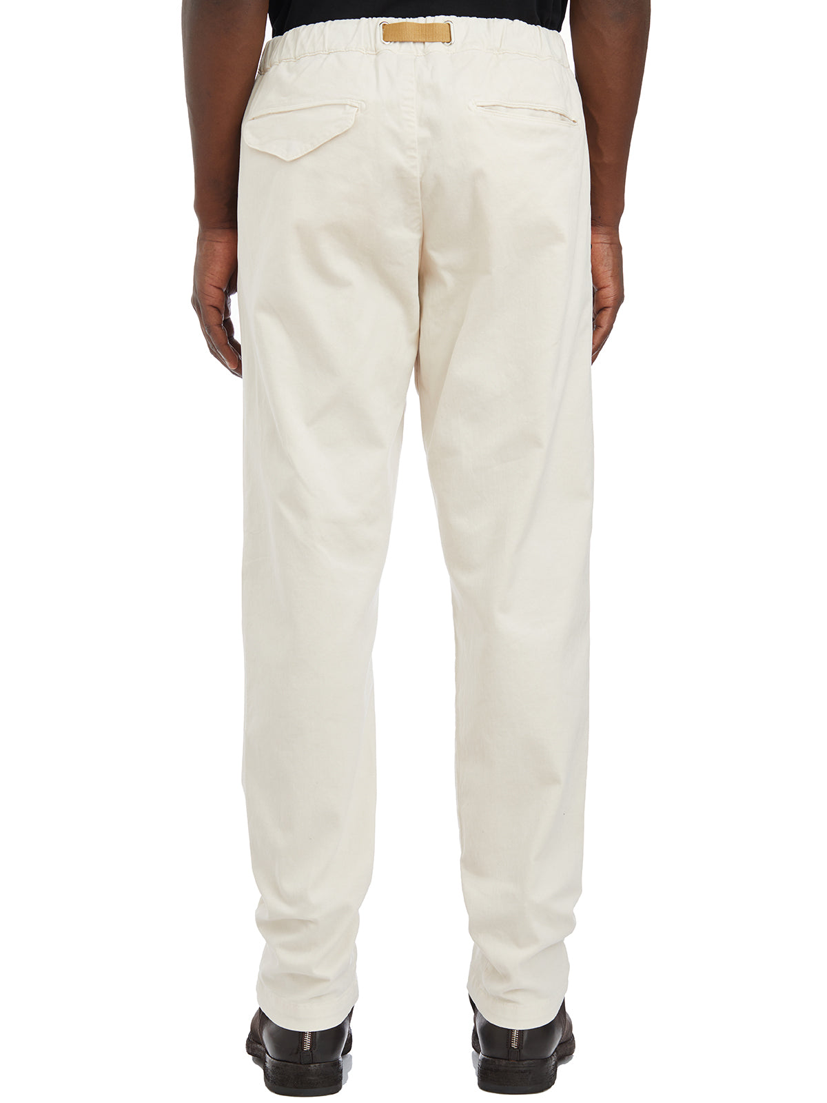 WHITE SAND Stretch Cotton Trousers - Size 48