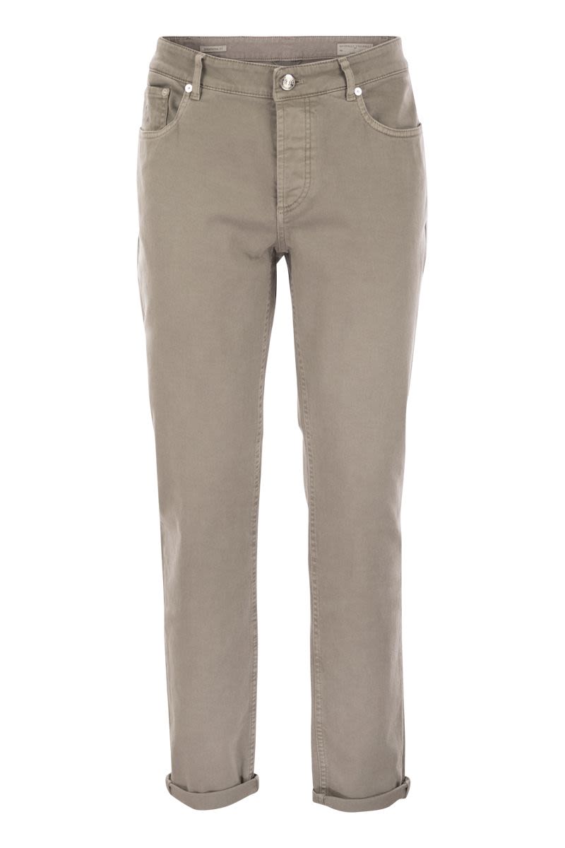 BRUNELLO CUCINELLI Traditional Fit Five-Pocket Trousers
