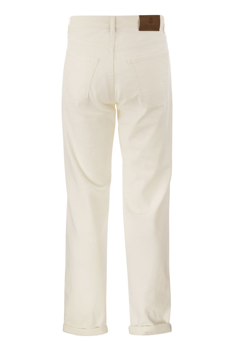 BRUNELLO CUCINELLI Traditional Fit Five-Pocket Trousers - Light Comfort-Dyed Denim