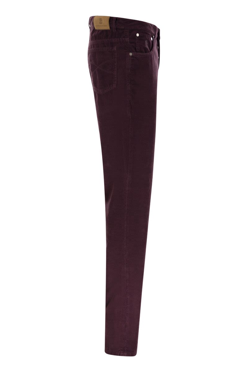 BRUNELLO CUCINELLI Five-Pocket Italian Fit Trousers - Seasonally Enhanced Style