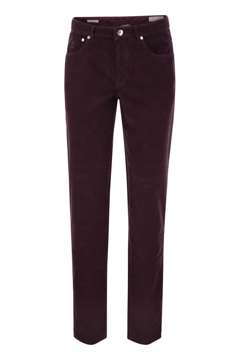 BRUNELLO CUCINELLI Five-Pocket Italian Fit Trousers - Seasonally Enhanced Style