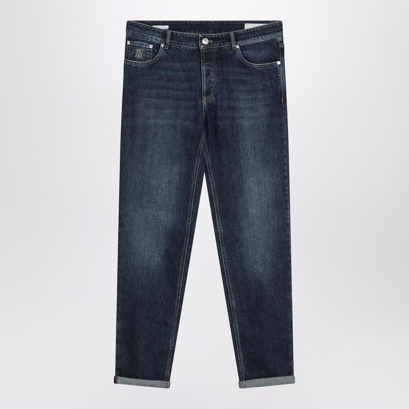 BRUNELLO CUCINELLI Faded Effect Jeans for Men