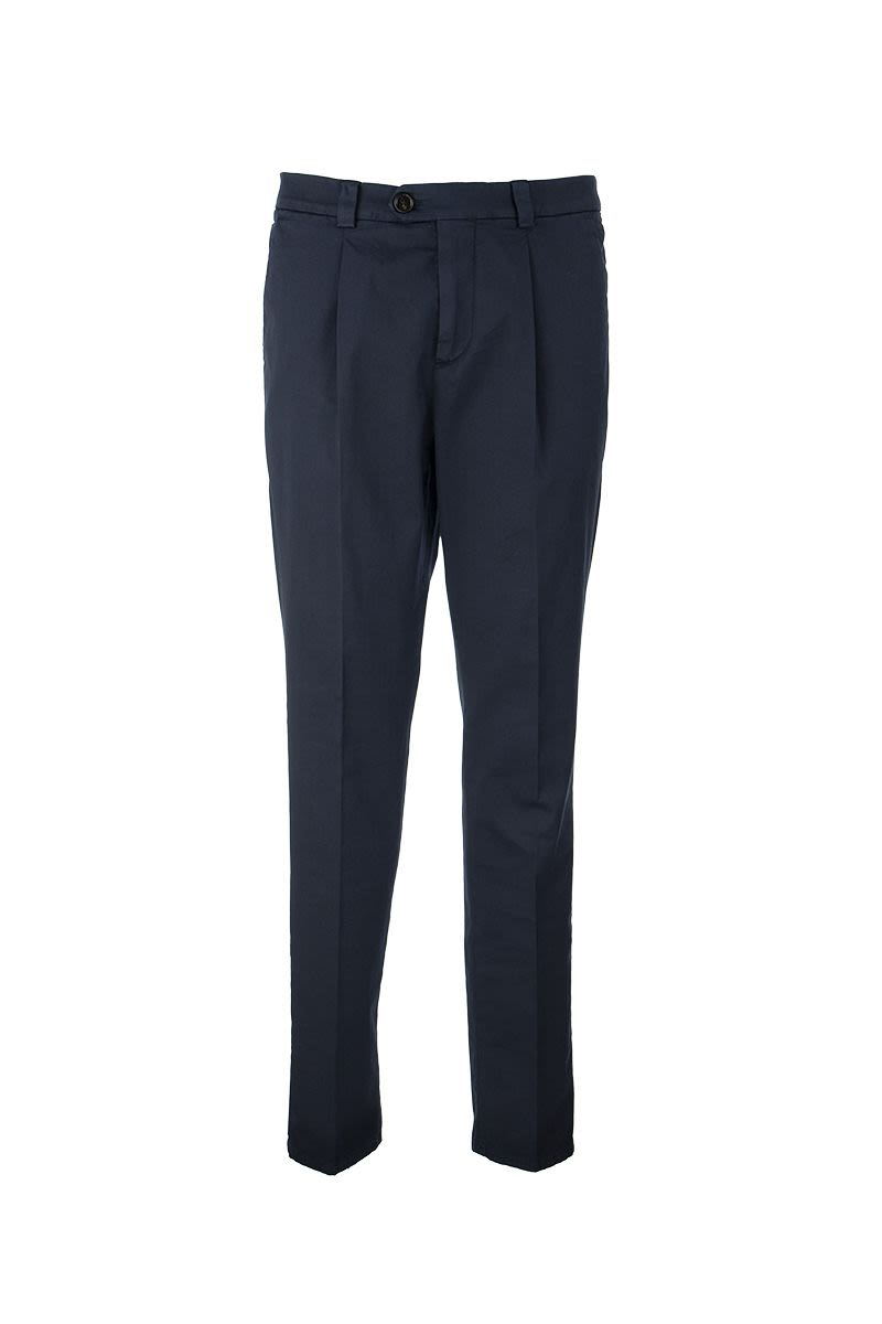 BRUNELLO CUCINELLI Leisure Fit Trousers with Pleats
