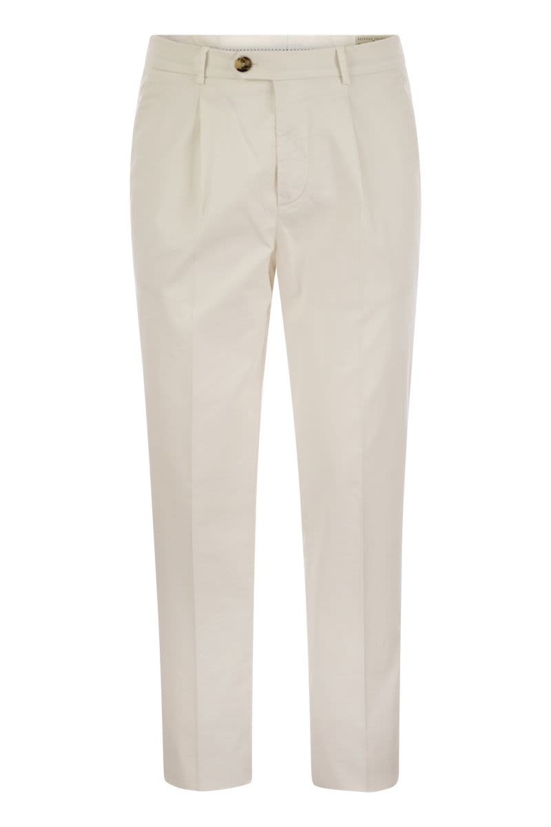 BRUNELLO CUCINELLI Leisure Fit Trousers with Pleats