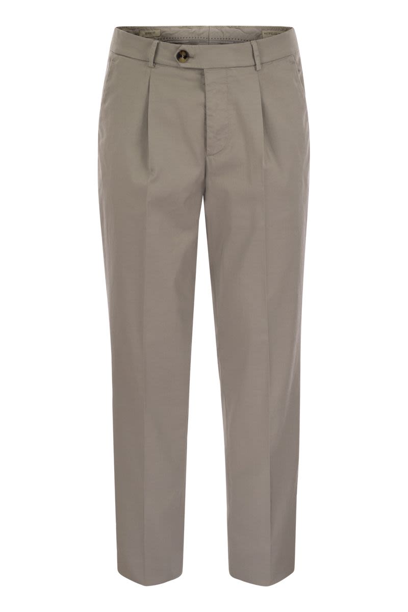 BRUNELLO CUCINELLI Leisure Fit Trousers with Pleats