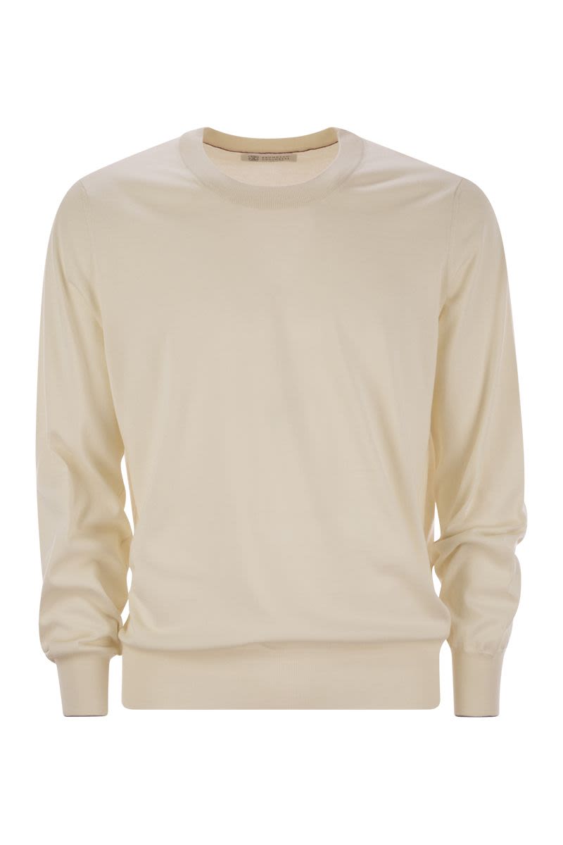 BRUNELLO CUCINELLI Lightweight Cotton Sweater for Men