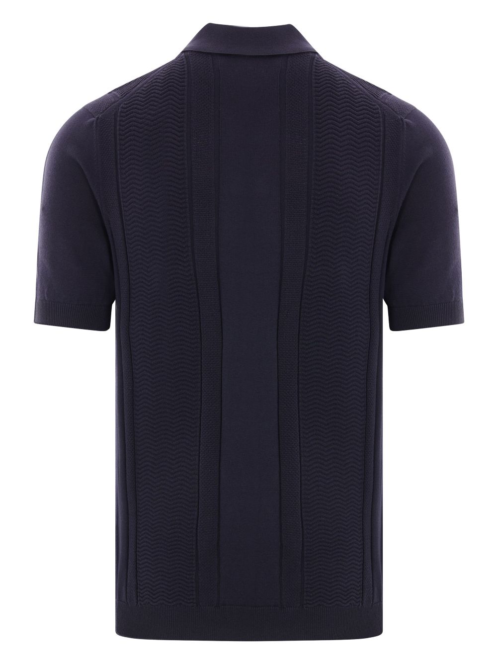 BRUNELLO CUCINELLI Men's Cozy Short Sleeve Polo Sweater with Button Placket