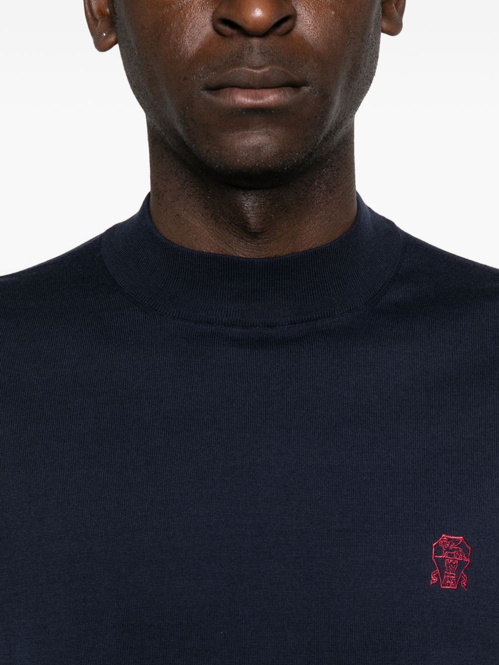 BRUNELLO CUCINELLI Premium Cotton Sweater for Men - Spring/Summer Collection