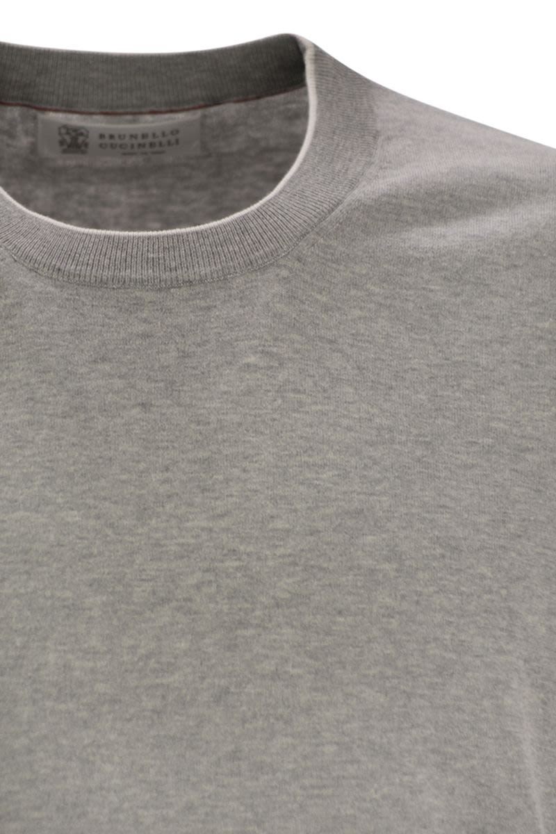 BRUNELLO CUCINELLI Short-Sleeved Cotton T-Shirt