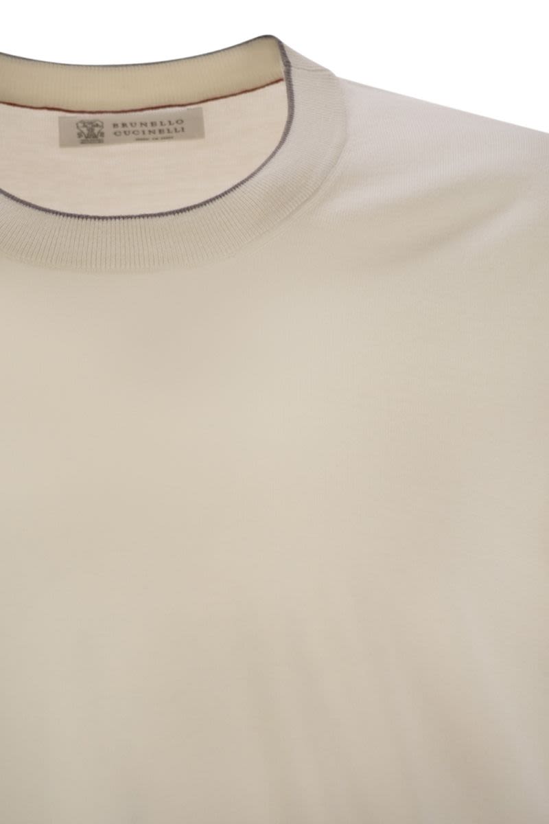 BRUNELLO CUCINELLI Short-Sleeved Cotton T-Shirt
