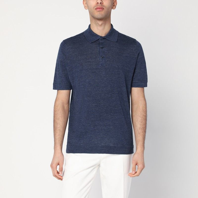 BRUNELLO CUCINELLI Short-Sleeved Polo Shirt for Men - Slim Fit