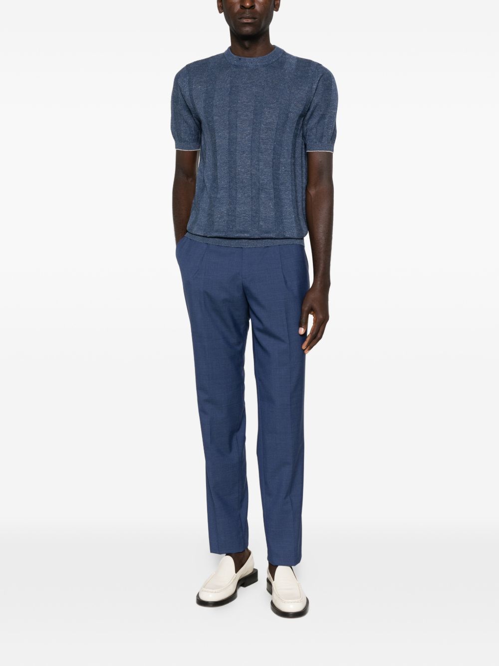 BRUNELLO CUCINELLI Linen Blend Sweater for Men - Spring/Summer 2026 Collection