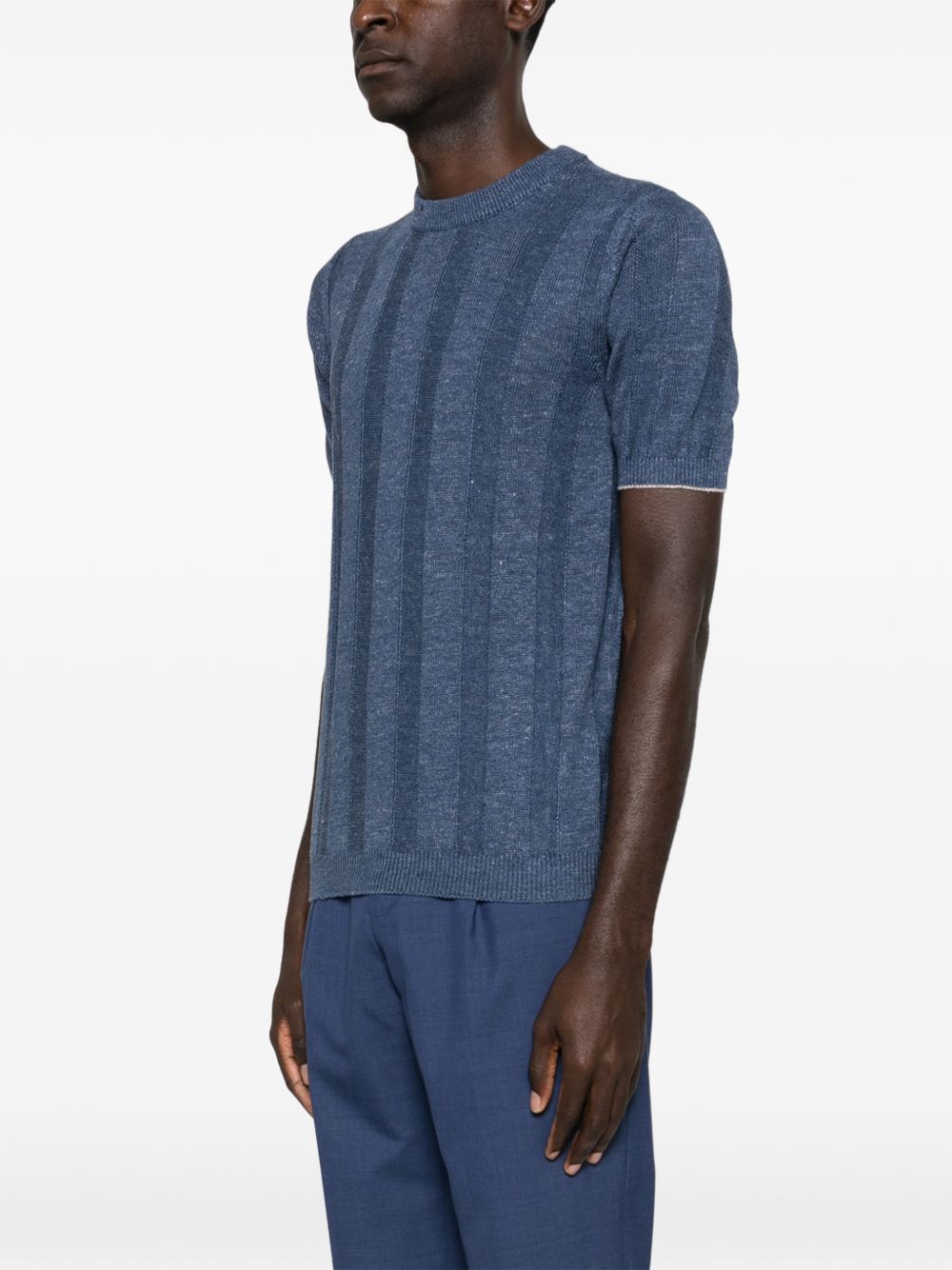 BRUNELLO CUCINELLI Linen Blend Sweater for Men - Spring/Summer 2026 Collection