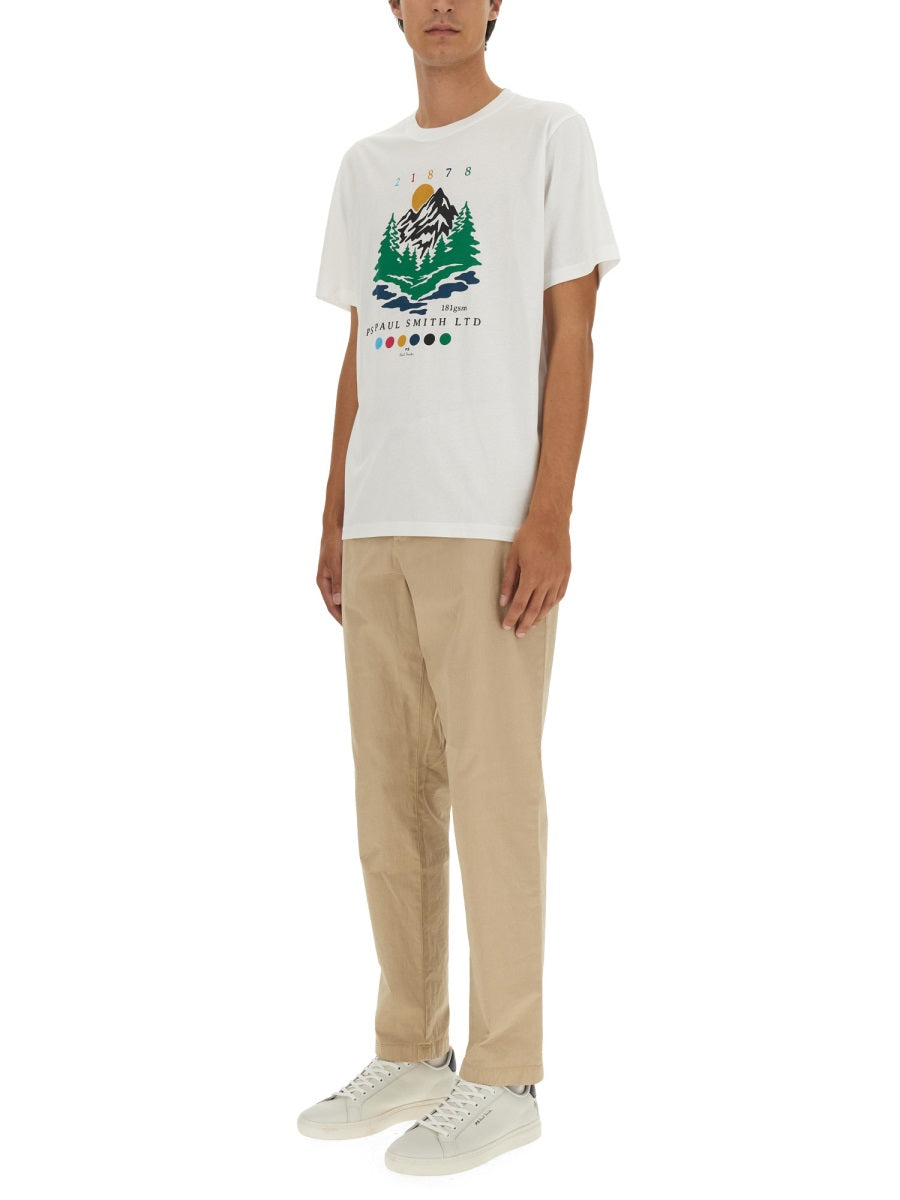 PS PAUL SMITH Regular Fit Logo T-Shirt - Size L