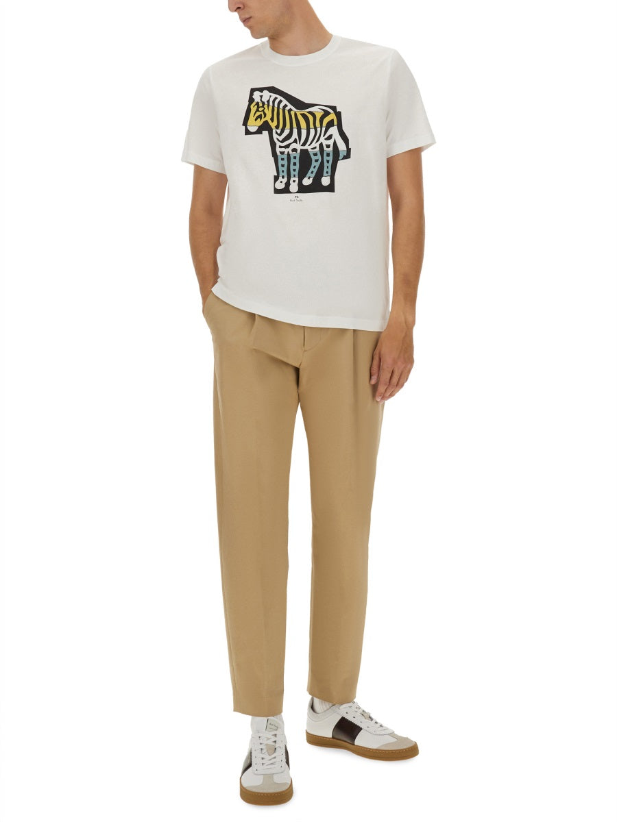 PS PAUL SMITH Organic Cotton T-Shirt for Men - FW25 Collection