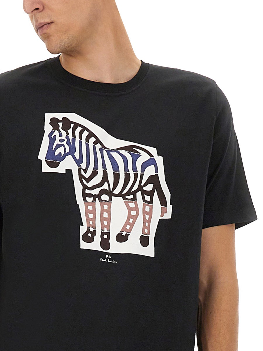 PS PAUL SMITH Organic Cotton T-Shirt for Men - FW25 Collection