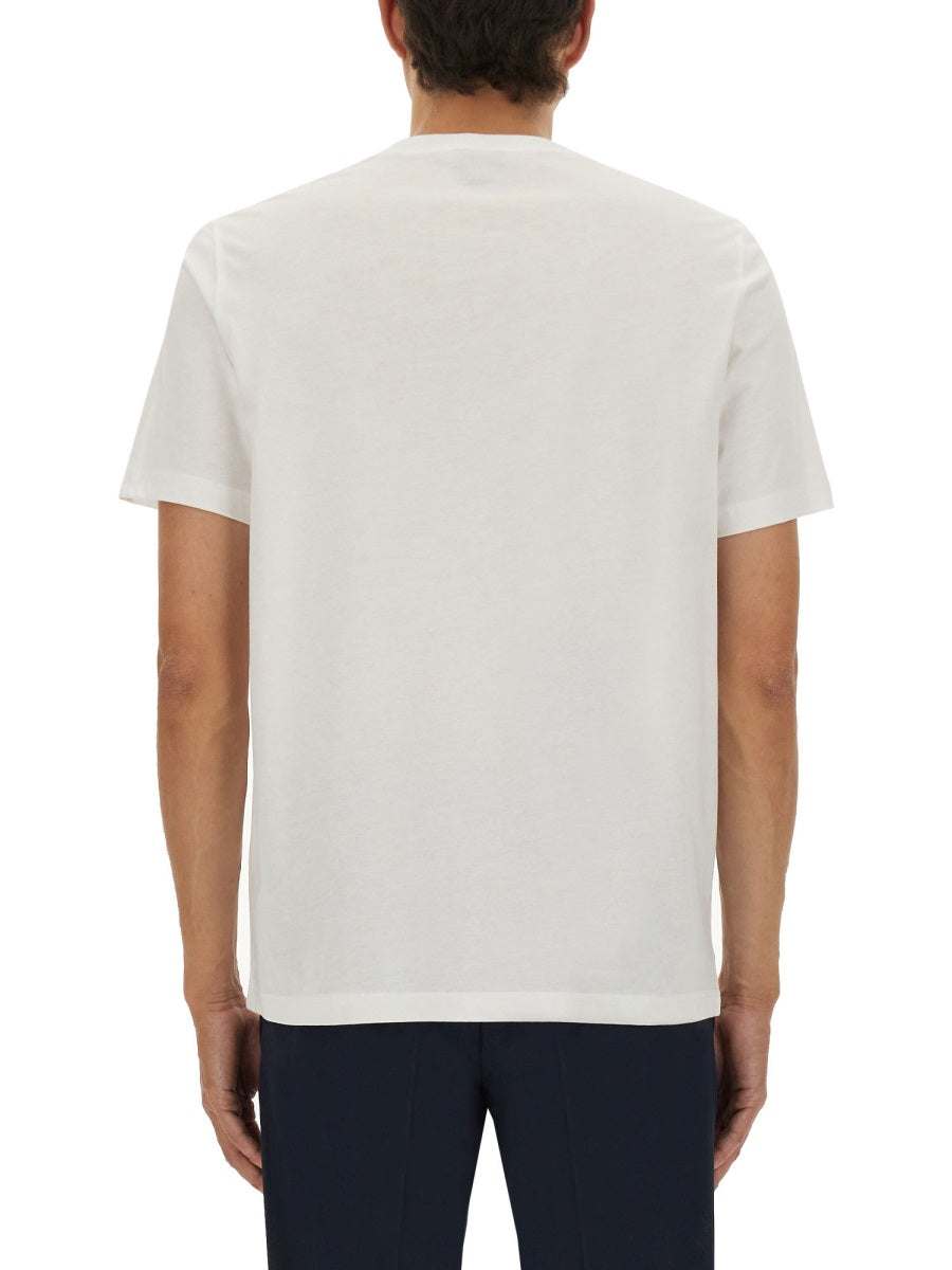 PS PAUL SMITH Stickers Print Cotton T-Shirt