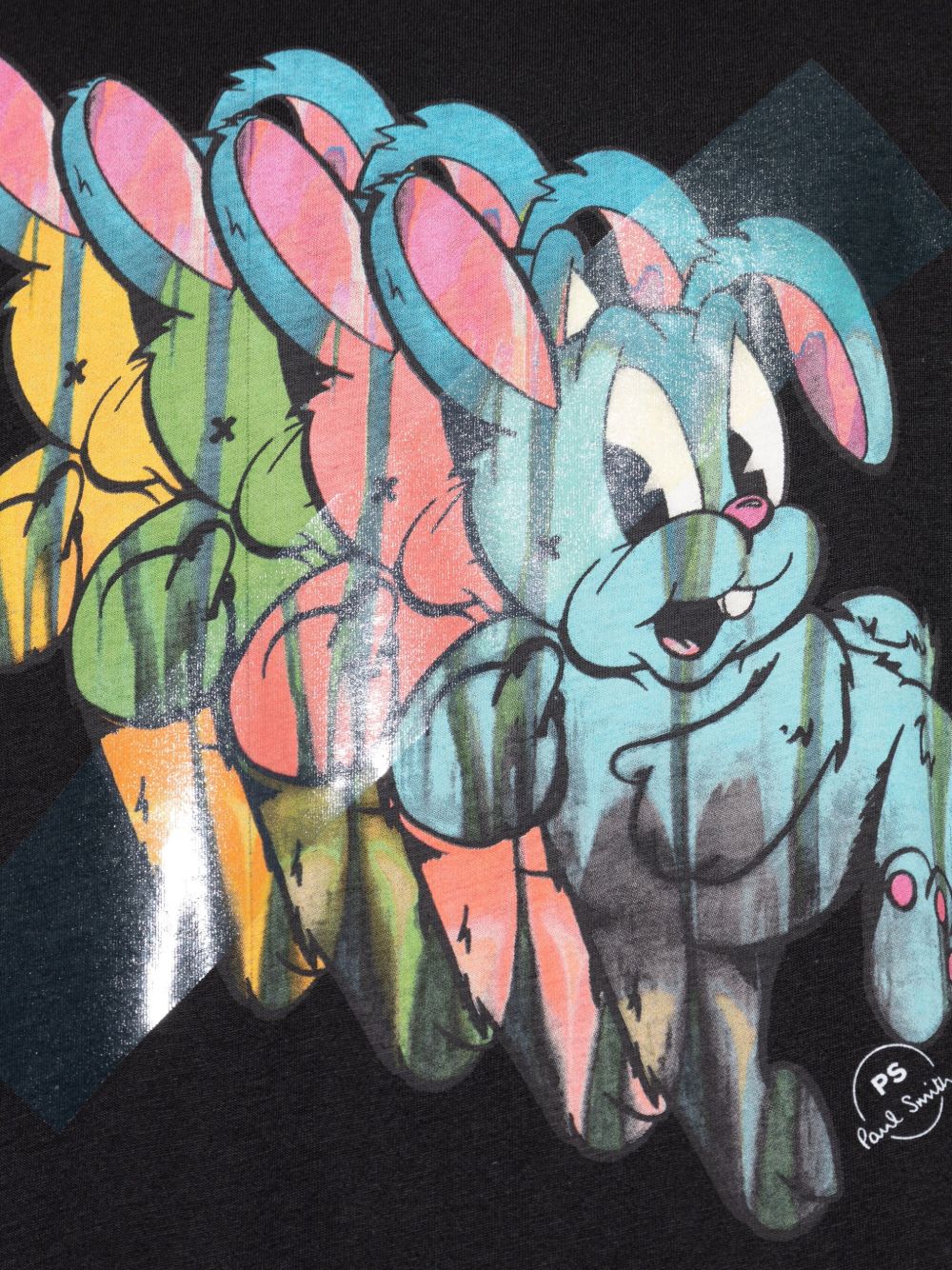 PS PAUL SMITH Bunny Repeat Graphic Crew Neck T-Shirt - Men's Relaxed Fit