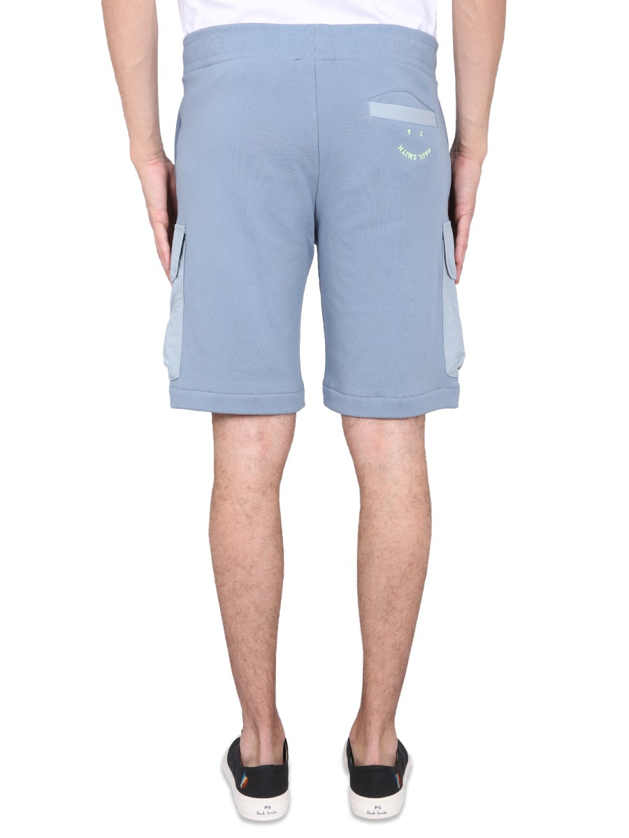 PS PAUL SMITH Men's Mini Cotton Bermuda Shorts