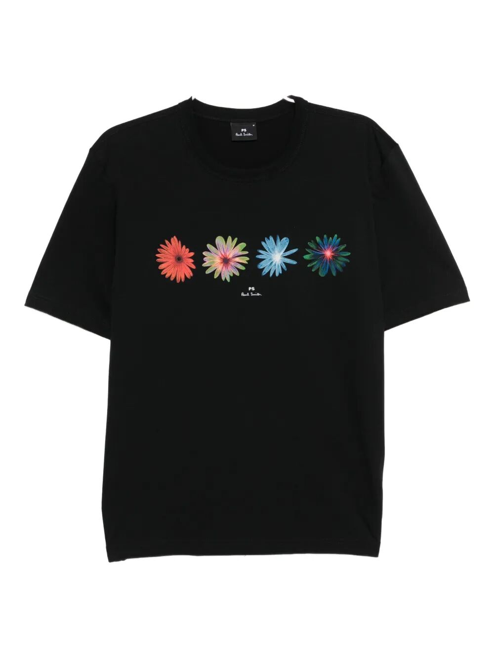 PAUL SMITH Casual Fit Short Sleeve T-Shirt with Floral Design
