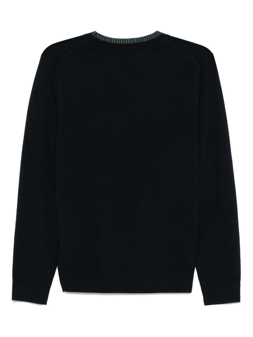PS PAUL SMITH Luxurious 100% Merino Wool Crew Neck Sweater for Men