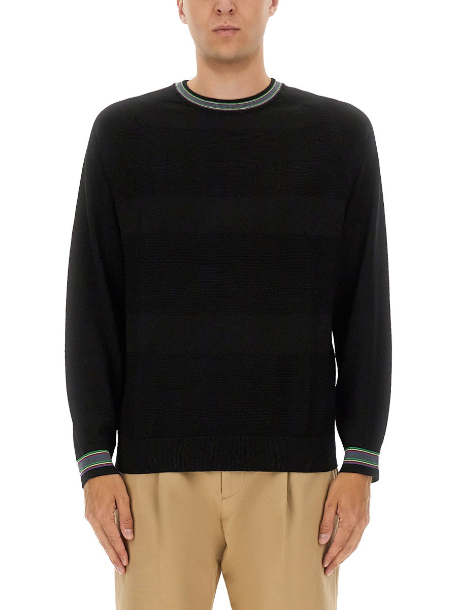 PS PAUL SMITH Men's Premium Wool-Cotton Blend Sweater