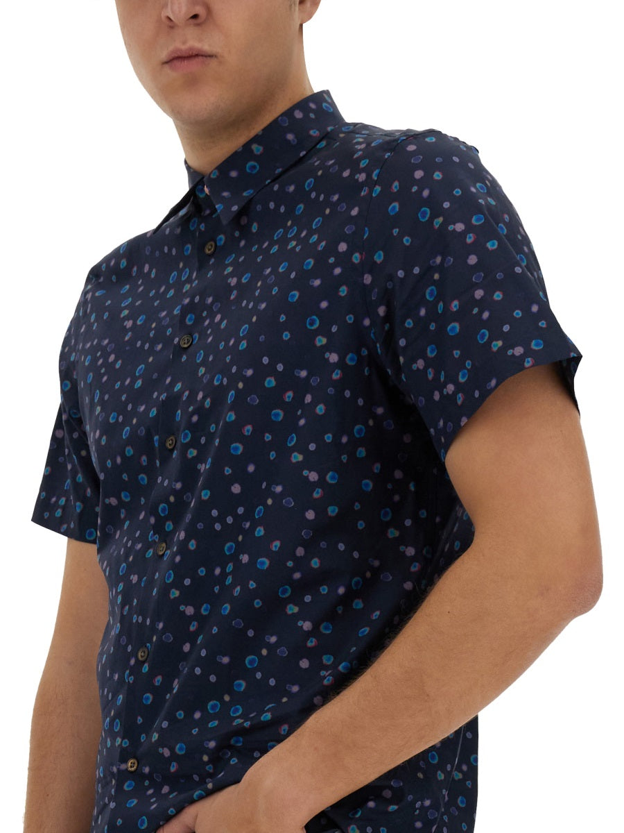 PS PAUL SMITH Tailored Fit Printed Shirt - Size L