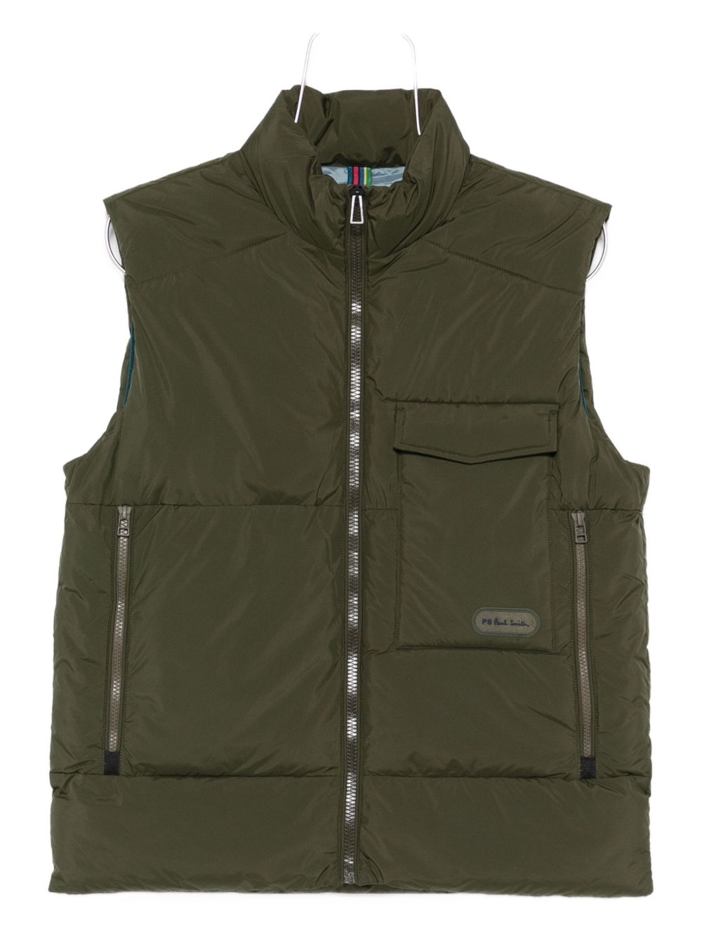 PAUL SMITH Padded Vest for Men - Quilted Design with High Neck