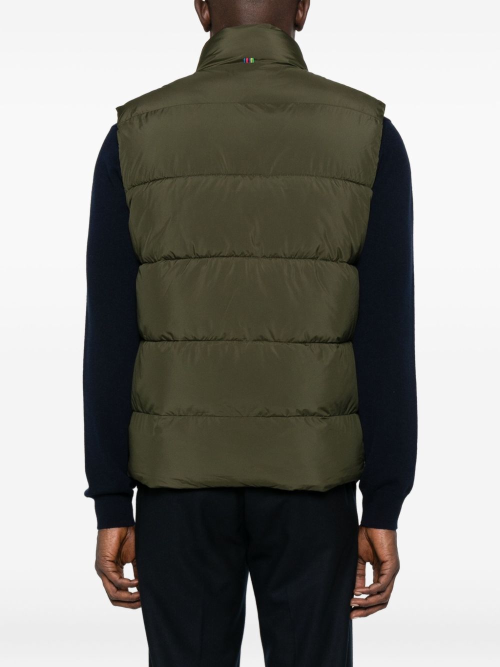 PAUL SMITH Padded Vest for Men - Quilted Design with High Neck