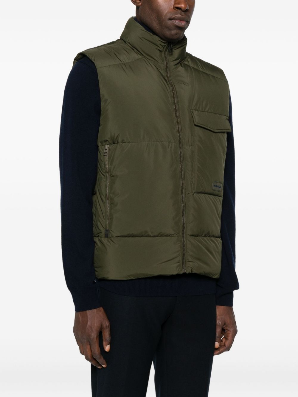PAUL SMITH Padded Vest for Men - Quilted Design with High Neck