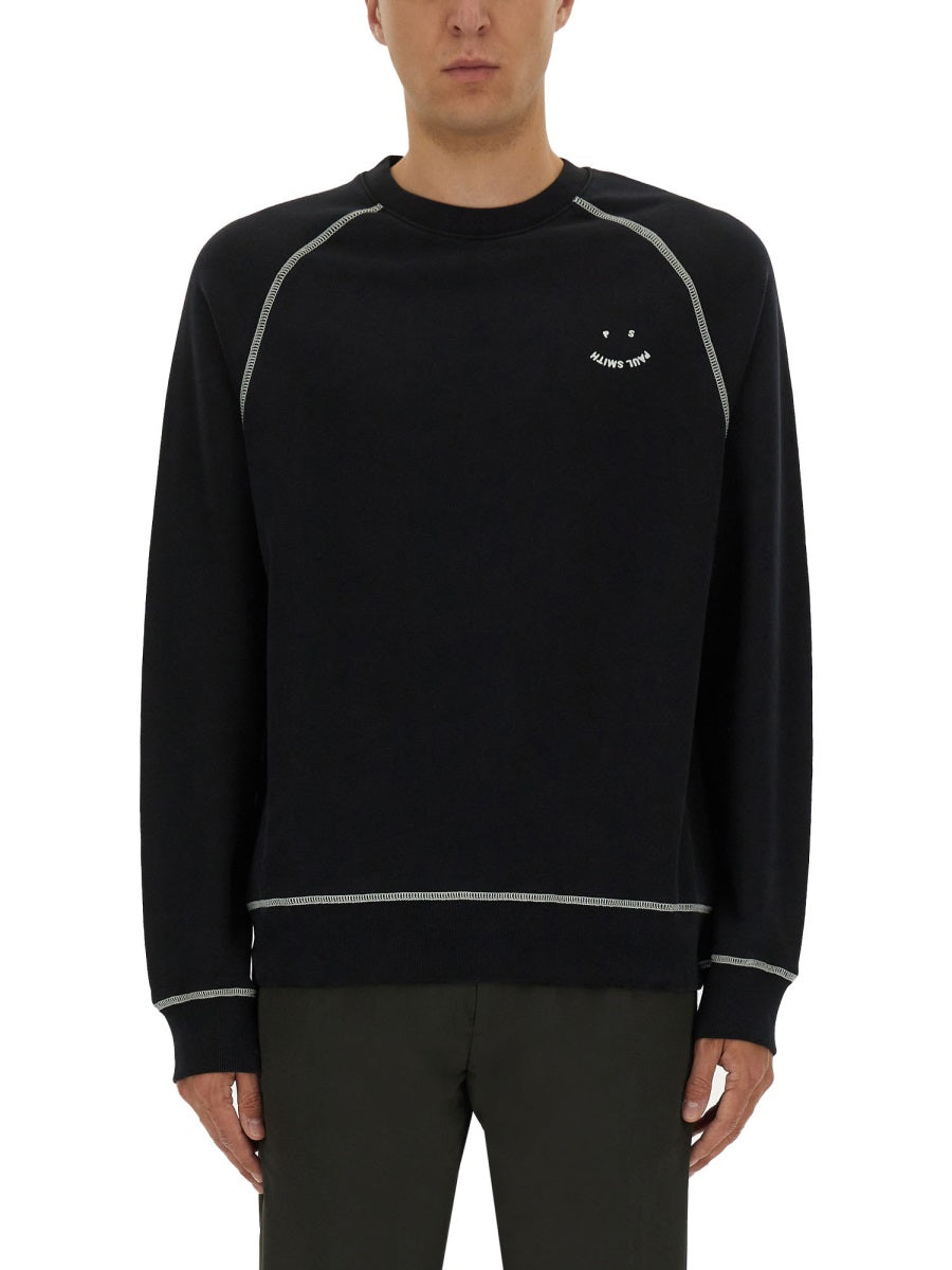 PS PAUL SMITH Eco-Friendly Organic Cotton Sweatshirt for Men