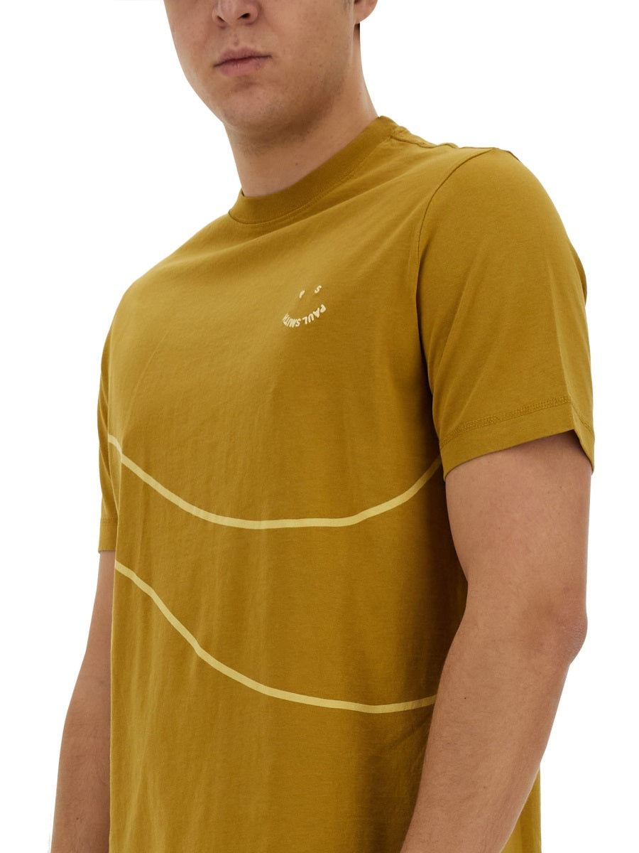 PS PAUL SMITH Regular Fit T-Shirt with Logo - Size L