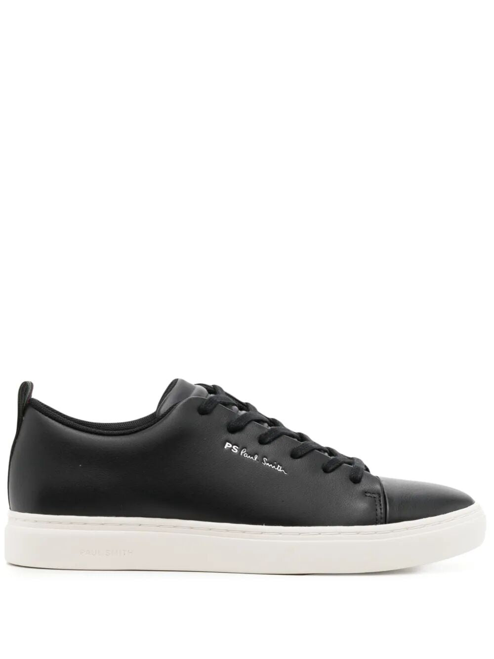 PAUL SMITH Men's Leather Sneakers with White Sole
