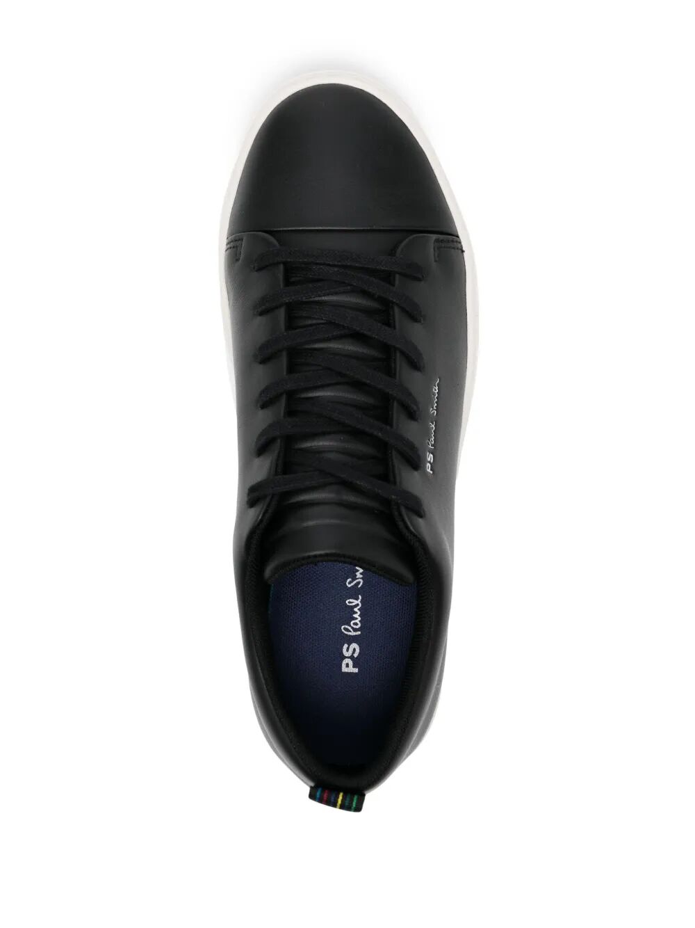 PAUL SMITH Men's Leather Sneakers with White Sole