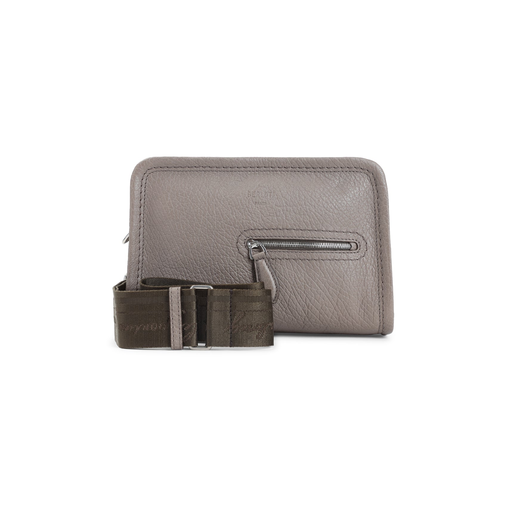 BERLUTI Grained Leather Shoulder Bag - 26cm x 16cm x 8cm