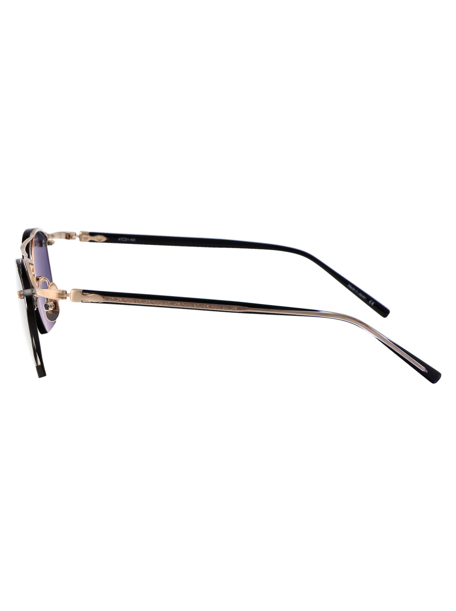 MATSUDA Brushed Gold Titanium Sunglasses - Unisex