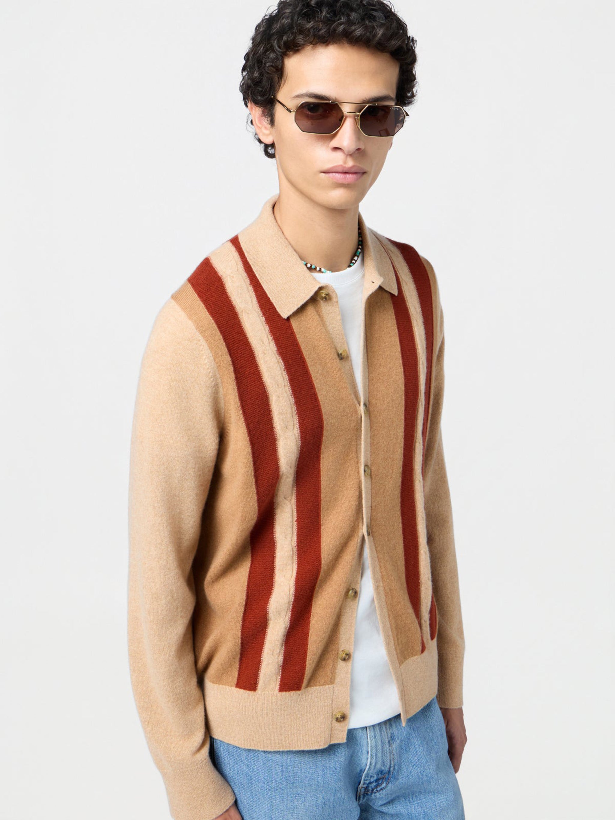 GUEST IN RESIDENCE Cable Plaza Unisex Cashmere Sweater