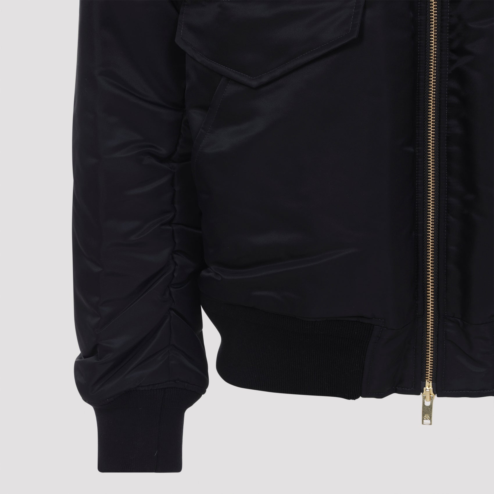 MOOSE KNUCKLES Gold Ludo Bomber Jacket for Men