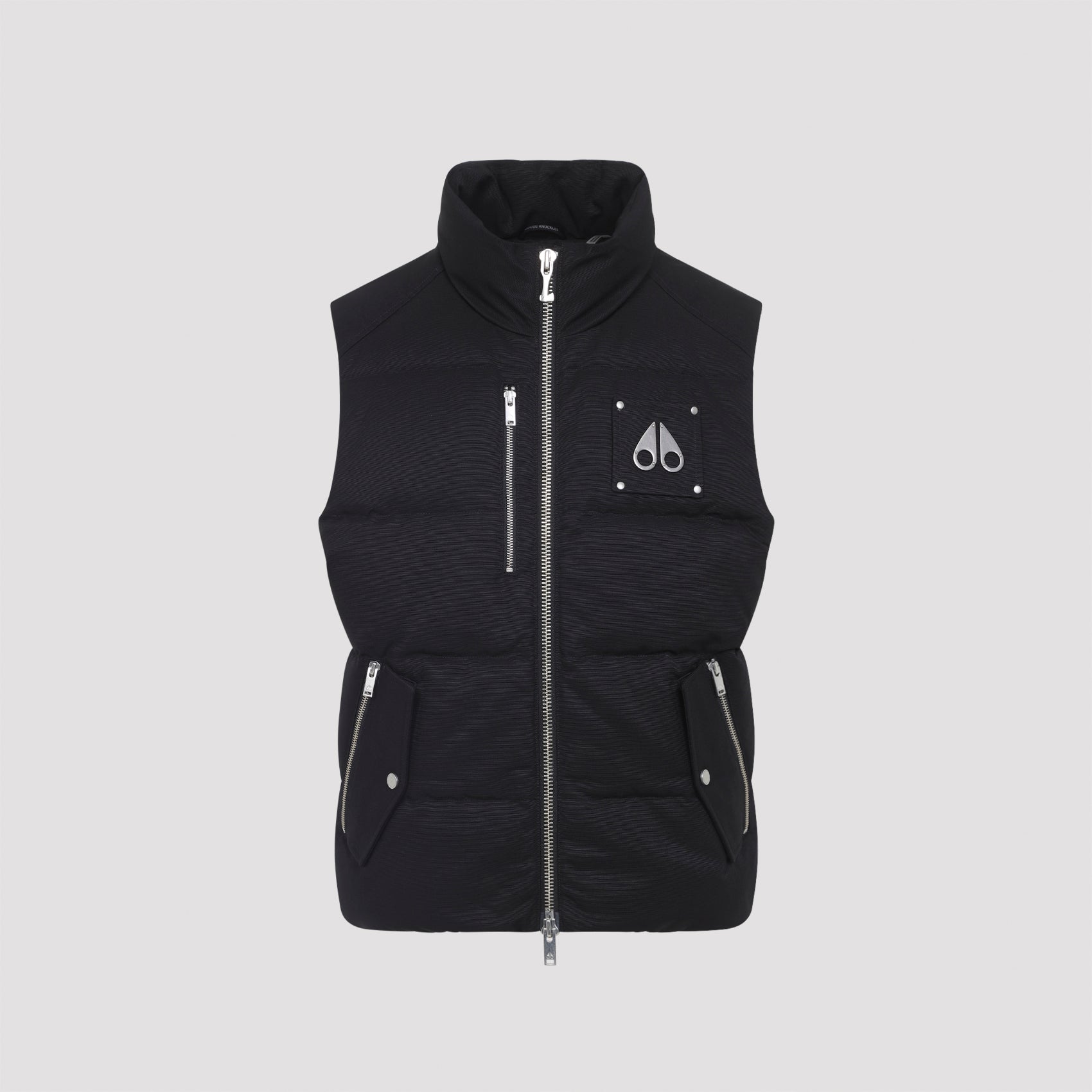 MOOSE KNUCKLES Two-Tone Feather Down Gilet for Men