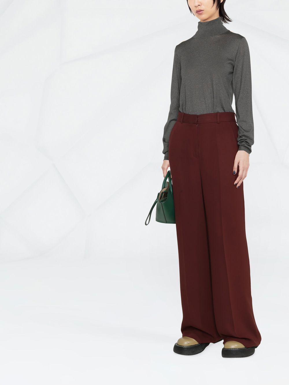 BRUNELLO CUCINELLI Cashmere-Silk Blend Turtle-Neck Sweater for Women