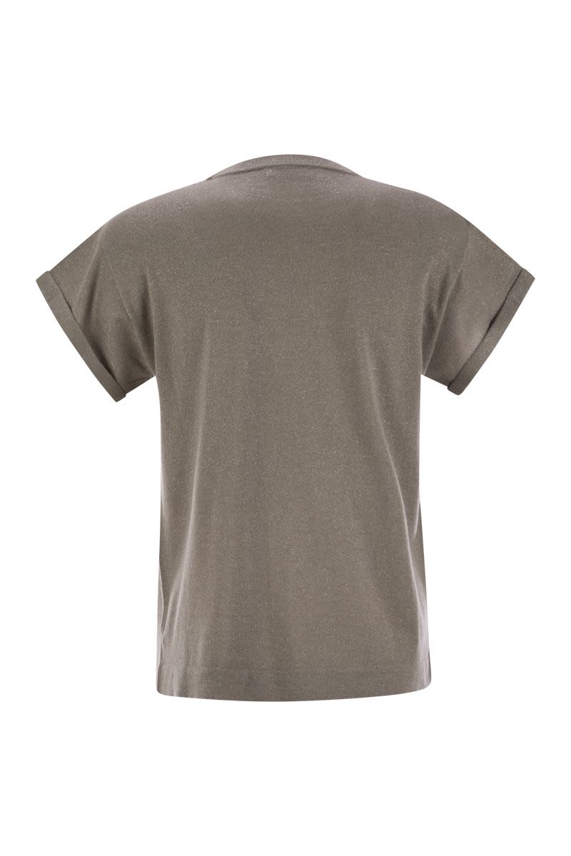 BRUNELLO CUCINELLI Sparkling Lightweight Cashmere and Silk Sweater