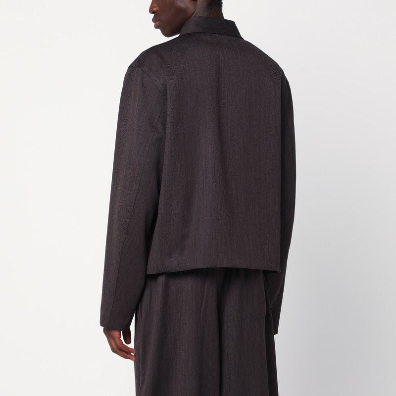 OUR LEGACY Men's Zip-Up Wool Jacket - FW25 Collection