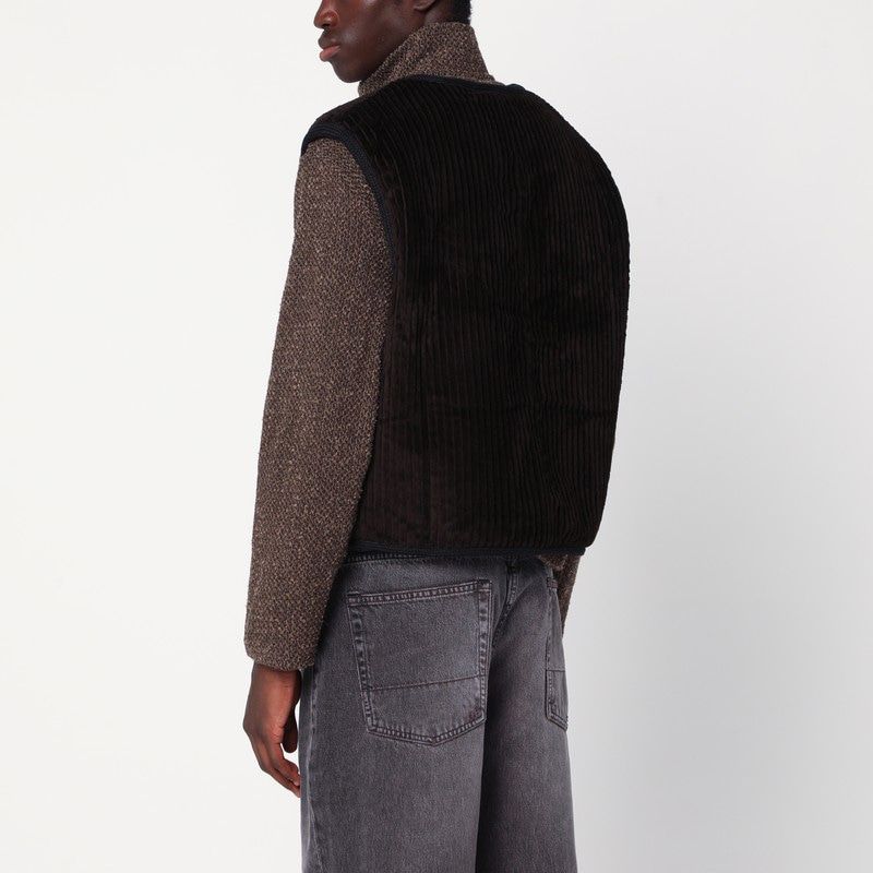 OUR LEGACY Ribbed Velvet Zip-Up Waistcoat