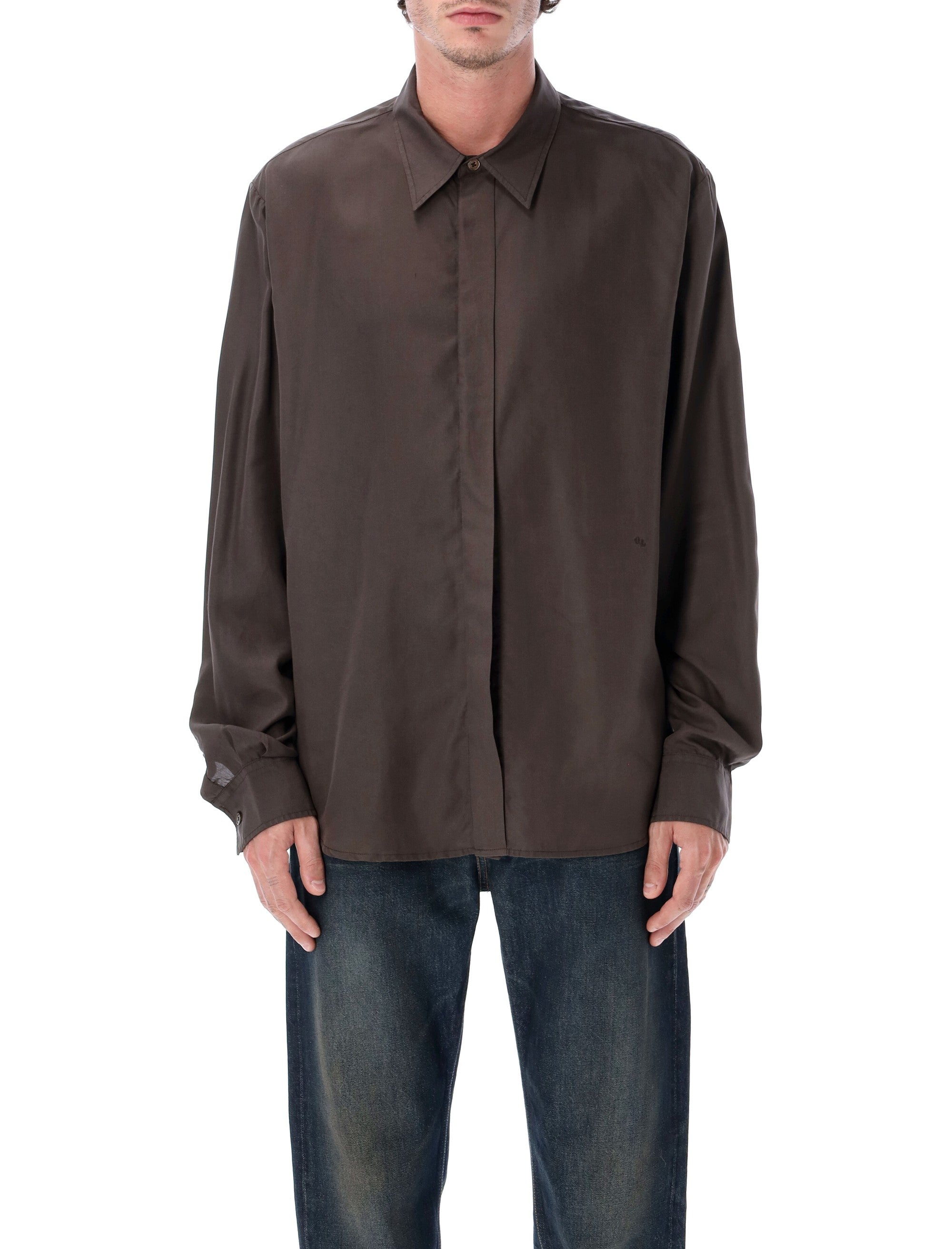 OUR LEGACY Oversized Tencel Shirt - Size 50