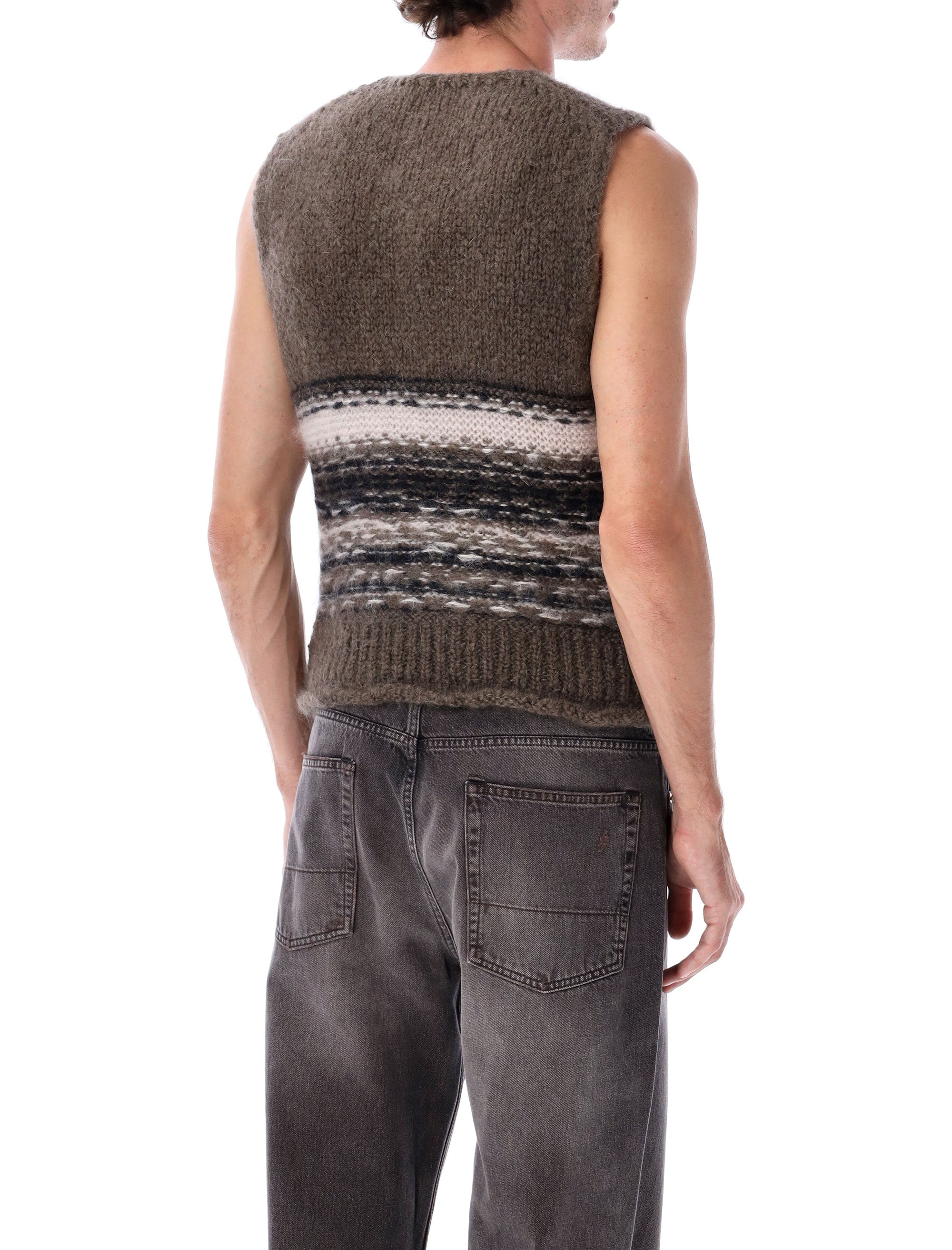 OUR LEGACY Contemporary Mohair Wool Tank Top - Size 50