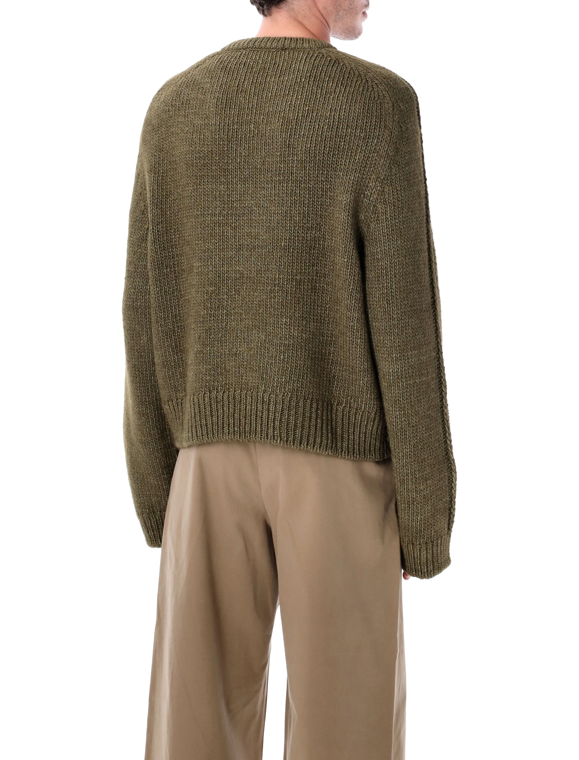 OUR LEGACY True Roundneck Wool and Silk Sweater - Size 50