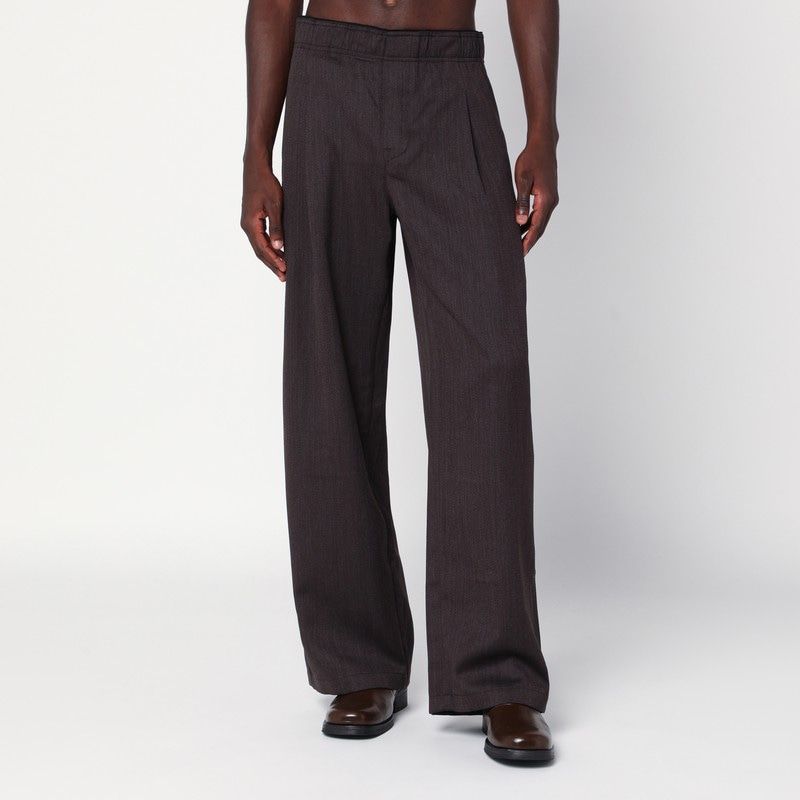 OUR LEGACY Wide-Leg Wool Trousers for Men