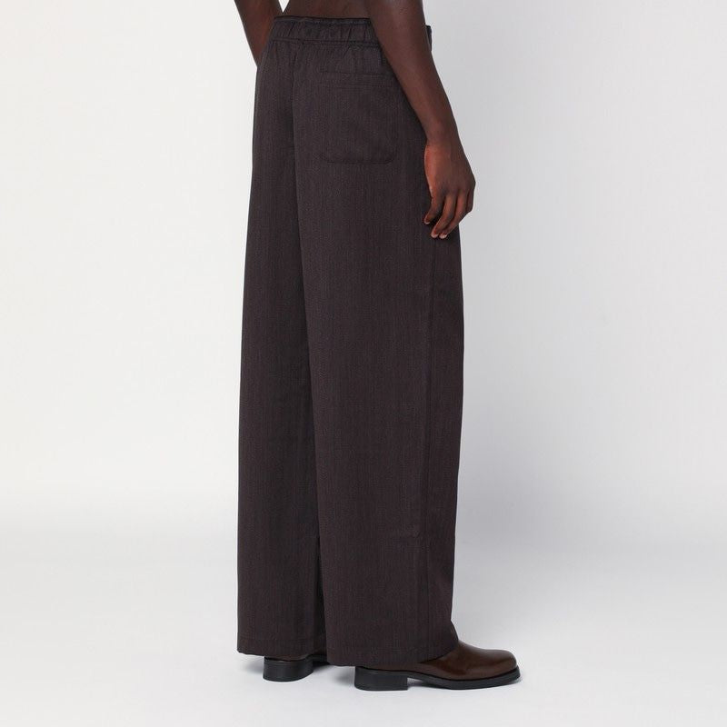 OUR LEGACY Wide-Leg Wool Trousers for Men