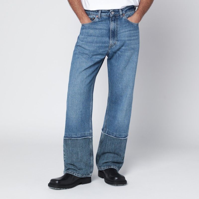 OUR LEGACY Regular Fit Jeans with Wide Straight Leg