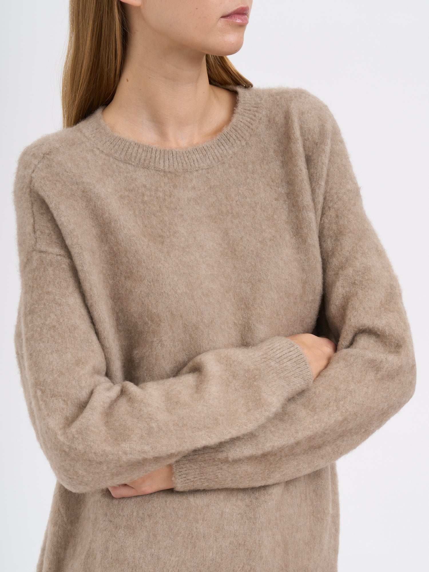 AVANT TOI Oversized Crew Neck Cashmere Sweater - Size S